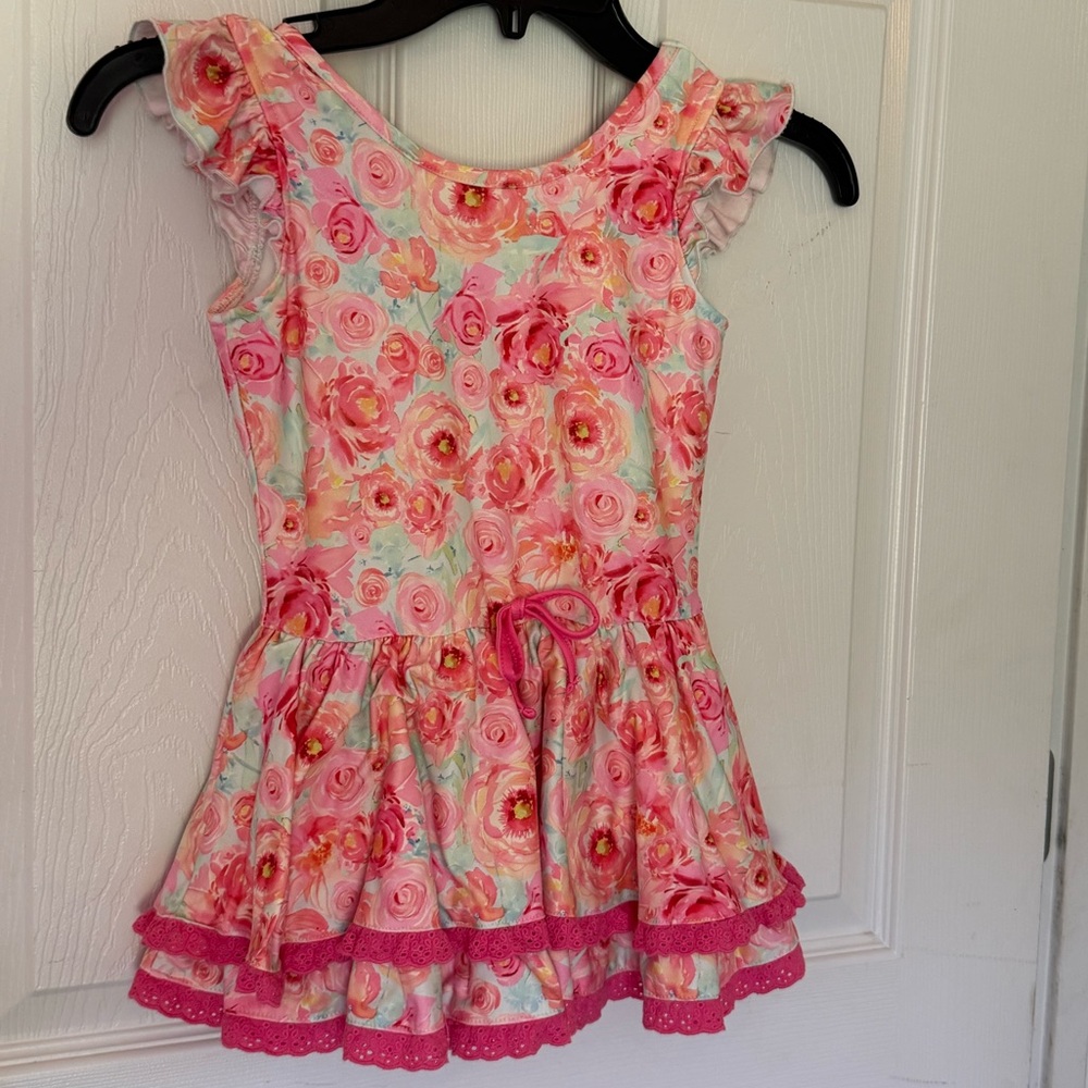 Cheeky Plum Floral Pink Ruffle Tutu (6)